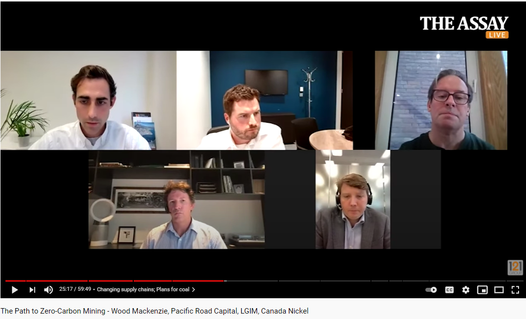The Path to Zero-Carbon Mining – Wood Mackenzie, Pacific Road Capital, LGIM, Canada Nickel