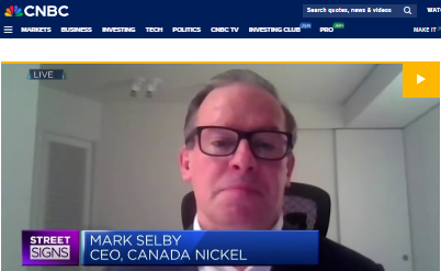 CNBC: Western governments want China out of critical mineral supply chains, says Canada Nickel CEO