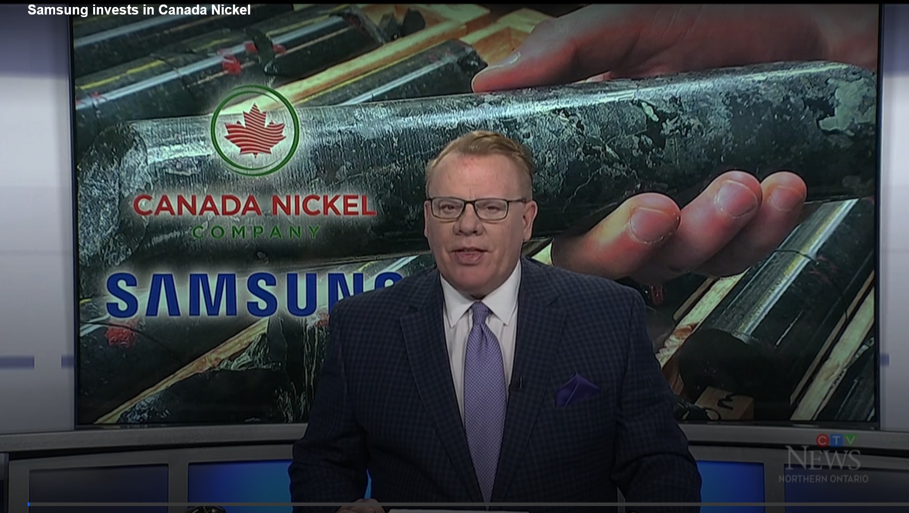 CTV News: Samsung Invests in Canada Nickel
