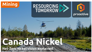 Proactive: Canada Nickel CEO: net-zero nickel vision explained – Resourcing Tomorrow 2024