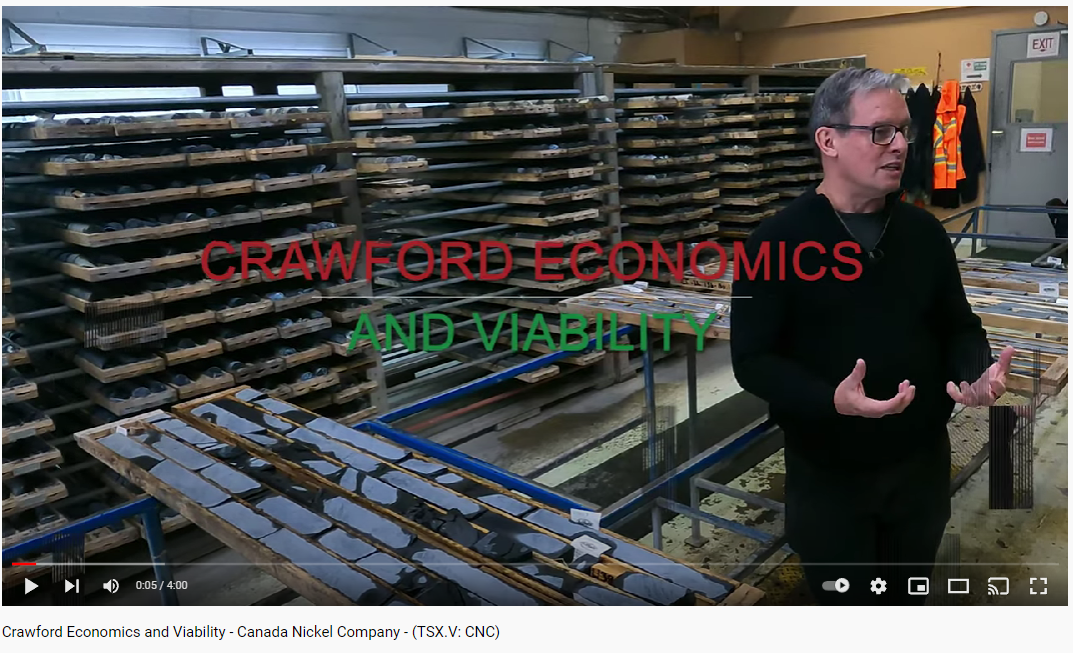 Crawford Economics and Viability – Canada Nickel with Inside Exploration