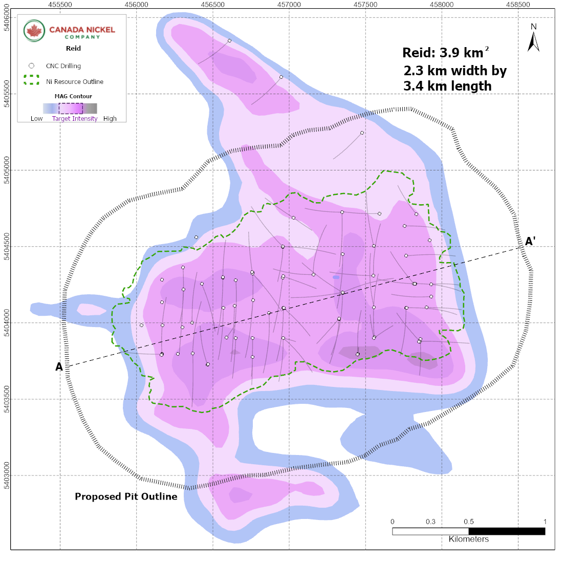 Reid Deposit On Mag Map Slide 10 Top Left